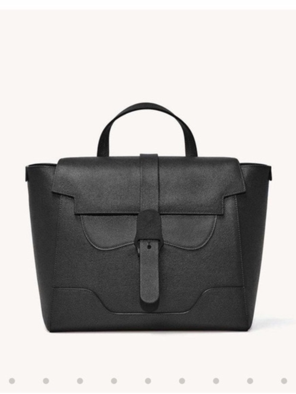 Senreve Full size Maestra Structured Leather Top-Handle convertible backpack